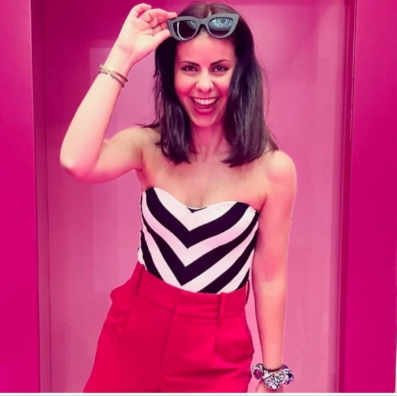 Zara Striped Barbie™ Mattel Swimsuit - Picture 12 of 16